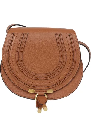 Chloé Torebki, Kobieta, brązowy, ONE SIZE, Brązowa skórzana torba na ramię