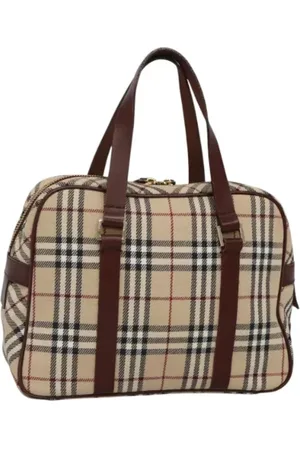 Burberry Pre-owned, Kobieta, Beżowy, ONE SIZE, Skóra, Pre-owned Canvas handbags