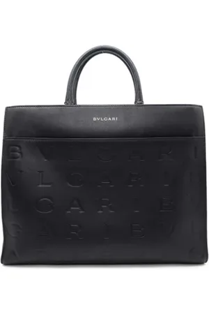 Bvlgari Pre-owned, Kobieta, Czarny, ONE SIZE, Skóra, Pre-owned Skórzane torebki
