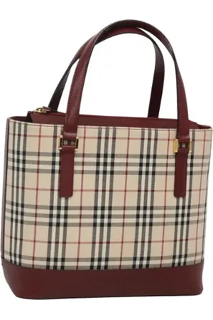 Burberry Pre-owned, Kobieta, Beżowy, ONE SIZE, Skóra, Pre-owned Canvas handbags