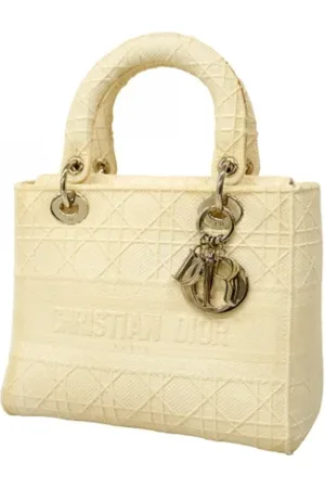Dior Pre-owned, Kobieta, Beżowy, ONE SIZE, Pre-owned Canvas dior-bags