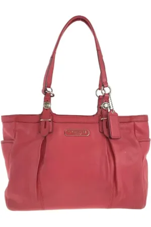 Coach Pre-owned, Kobieta, Różowy, ONE SIZE, Skóra, Pre-owned skórzane torby na ramię