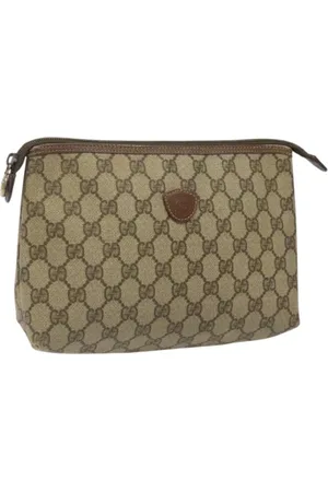 Gucci Pre-owned, Kobieta, Beżowy, ONE SIZE, Skóra, Pre-owned Leather pouches