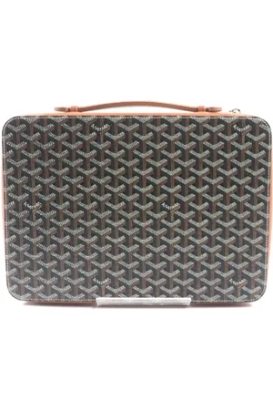 GOYARD Pre-owned, Mężczyzna, brązowy, ONE SIZE, Skóra, Pre-owned Leather briefcases