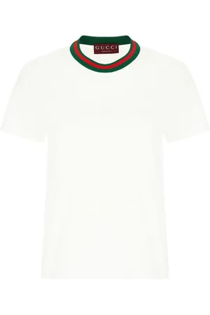 Gucci Koszulki, Kobieta, Biały, L, Stylowy T-shirt dla mężczyzn i kobiet