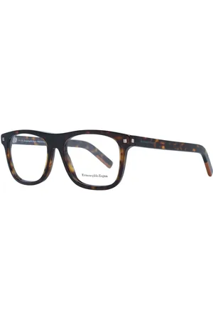 Ermenegildo Zegna Akcesoria, Mężczyzna, brązowy, ONE SIZE, Brązowe Okulary Optyczne Mężczyźni