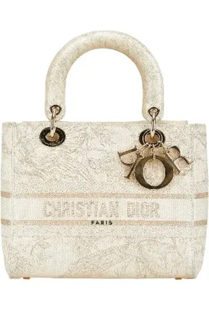 Dior Pre-owned, Kobieta, Biały, ONE SIZE, Pre-owned Canvas handbags