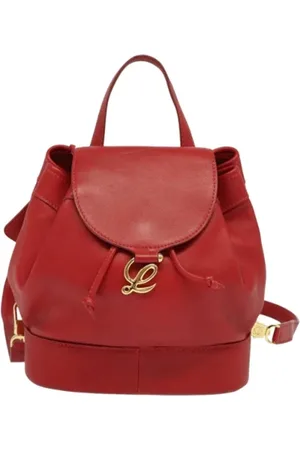 Loewe Pre-owned, Kobieta, Czerwony, ONE SIZE, Skóra, Pre-owned Leather backpacks