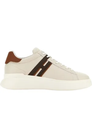 Hogan Buty, Mężczyzna, Beżowy, 40 1/2 EU, Stylowe Sneakersy dla Mężczyzn