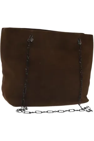 Prada Pre-owned, Kobieta, brązowy, ONE SIZE, Zamsz, Pre-owned Suede prada-bags