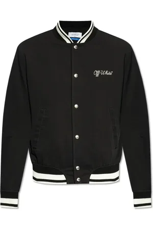 OFF-WHITE Kurtki, Mężczyzna, Czarny, M, Kurtka typu `bomber`