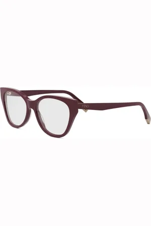 Fendi Akcesoria, Kobieta, Czerwony, ONE SIZE, Skóra, Stylowa torba na ramię
