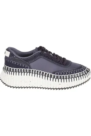 Chloé Buty, Kobieta, Niebieski, 36 EU, Niebieskie Sneakers Nama