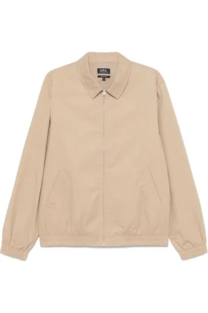 A.P.C. Kurtki, Mężczyzna, Beżowy, S, Stylowa Kurtka Blouson
