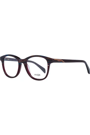 Maje Akcesoria, Kobieta, brązowy, ONE SIZE, Brązowe Okulary Optyczne Damskie Okrągłe Pełna oprawka