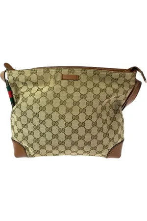 Gucci Pre-owned, Kobieta, Beżowy, ONE SIZE, Pre-owned Canvas gucci-bags