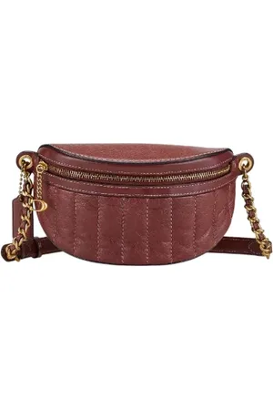 Coach Pre-owned, Kobieta, Fioletowy, ONE SIZE, Skóra, Pre-owned Leather crossbody-bags