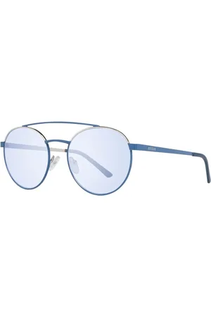 Guess Akcesoria, Mężczyzna, Niebieski, ONE SIZE, Okulary przeciwsłoneczne Aviator