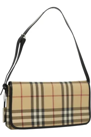 Burberry Pre-owned, Kobieta, Beżowy, ONE SIZE, Skóra, Pre-owned Skórzane torebki