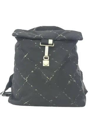 CHANEL Pre-owned, Kobieta, Czarny, ONE SIZE, Pre-owned Fabric backpacks