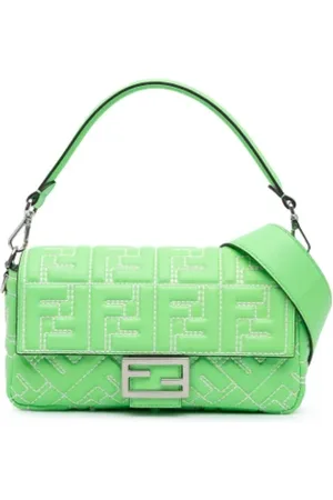 Fendi Pre-owned, Kobieta, Zielony, ONE SIZE, Skóra, Pre-owned Leather fendi-bags