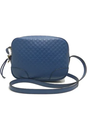 Gucci Pre-owned, Kobieta, Niebieski, ONE SIZE, Skóra, Pre-owned Leather crossbody-bags