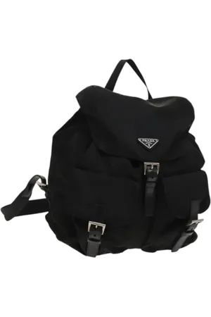 Prada Pre-owned, Kobieta, Czarny, ONE SIZE, Nylon, Pre-owned Nylon backpacks