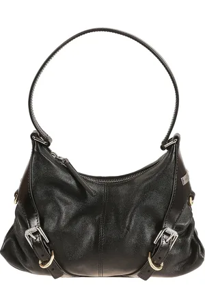 Givenchy Torebki, Kobieta, Czarny, ONE SIZE, Czarna Podwójna Sprzączka Uchwyt Torba