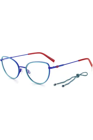 M Missoni Akcesoria, unisex, Niebieski, ONE SIZE, Eleganckie Okulary