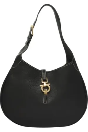 Salvatore Ferragamo Pre-owned, Kobieta, Czarny, ONE SIZE, Skóra, Pre-owned Skórzane torebki