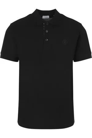 Burberry Koszulki, Mężczyzna, Czarny, S, Bawełna, Koszulka Polo Eddie
