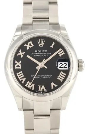 Rolex Pre-owned, Mężczyzna, Czarny, ONE SIZE, Pre-owned Stainless Steel watches