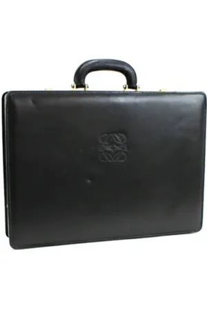 Loewe Pre-owned, Mężczyzna, Czarny, ONE SIZE, Pre-owned Skórzane torebki