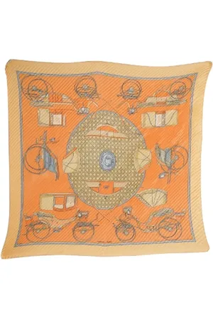 Hermès Pre-owned, Kobieta, Pomarańczowy, ONE SIZE, Pre-owned Silk scarves