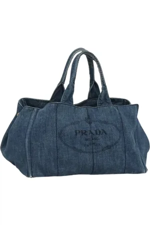 Prada Pre-owned, Kobieta, Niebieski, ONE SIZE, Denim, Pre-owned Denim prada-bags