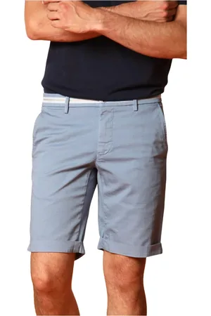 Masons Szorty, Mężczyzna, Niebieski, 2XL, Bawełna, Slim Fit Chino Bermuda Shorts