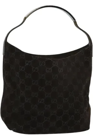 Gucci Pre-owned, Kobieta, brązowy, ONE SIZE, Zamsz, Pre-owned Suede gucci-bags