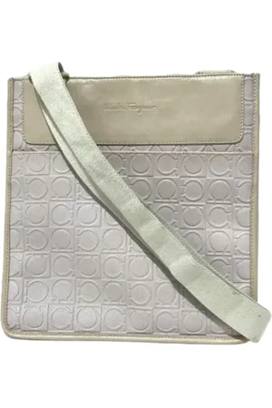 Salvatore Ferragamo Pre-owned, Kobieta, Beżowy, ONE SIZE, Skóra, Pre-owned Leather crossbody-bags