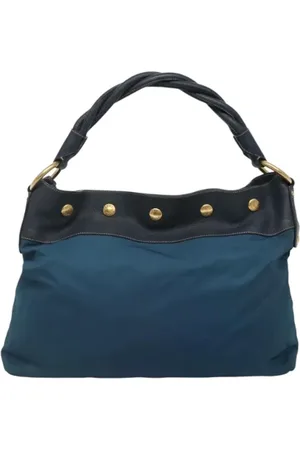 Prada Pre-owned, Kobieta, Niebieski, ONE SIZE, Nylon, Pre-owned Nylon prada-bags