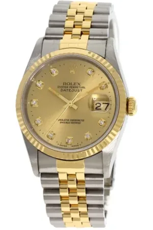 Rolex Pre-owned, Mężczyzna, Żółty, ONE SIZE, Pre-owned Stainless Steel watches