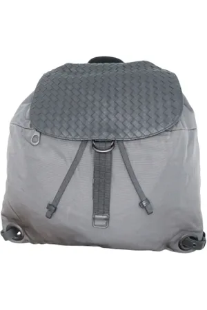 Bottega Veneta Pre-owned, Kobieta, Szary, ONE SIZE, Pre-owned Fabric backpacks