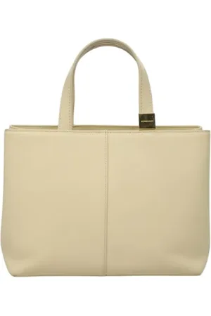 Burberry Pre-owned, Kobieta, Beżowy, ONE SIZE, Skóra, Pre-owned Skórzane torebki