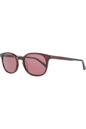 GANT Akcesoria, Mężczyzna, brązowy, ONE SIZE, Brązowe Okulary Przeciwsłoneczne Męskie Kwadratowy Styl