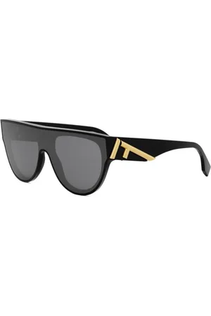 Fendi Akcesoria, unisex, Czarny, ONE SIZE, Elegancka Torba na Ramię w Kremowym Kolorze