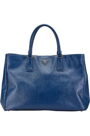 Prada Pre-owned, Kobieta, Niebieski, ONE SIZE, Skóra, Pre-owned Leather totes