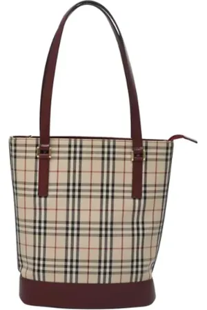 Burberry Pre-owned, Kobieta, Beżowy, ONE SIZE, Skóra, Pre-owned Canvas handbags