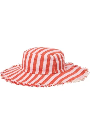 Lollys Laundry Akcesoria, Kobieta, Różowy, ONE SIZE, Pasowany kapelusz wiaderkowy z szerokim rondem
