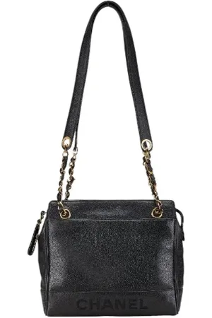 CHANEL Pre-owned, Kobieta, Czarny, ONE SIZE, Skóra, Pre-owned Leather totes