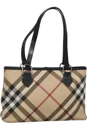 Burberry Pre-owned, Kobieta, Beżowy, ONE SIZE, Skóra, Pre-owned Skórzane torebki