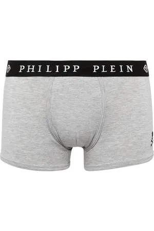 Philipp Plein Bielizna, Mężczyzna, Szary, M, Elastyczne Bokserki - Szare